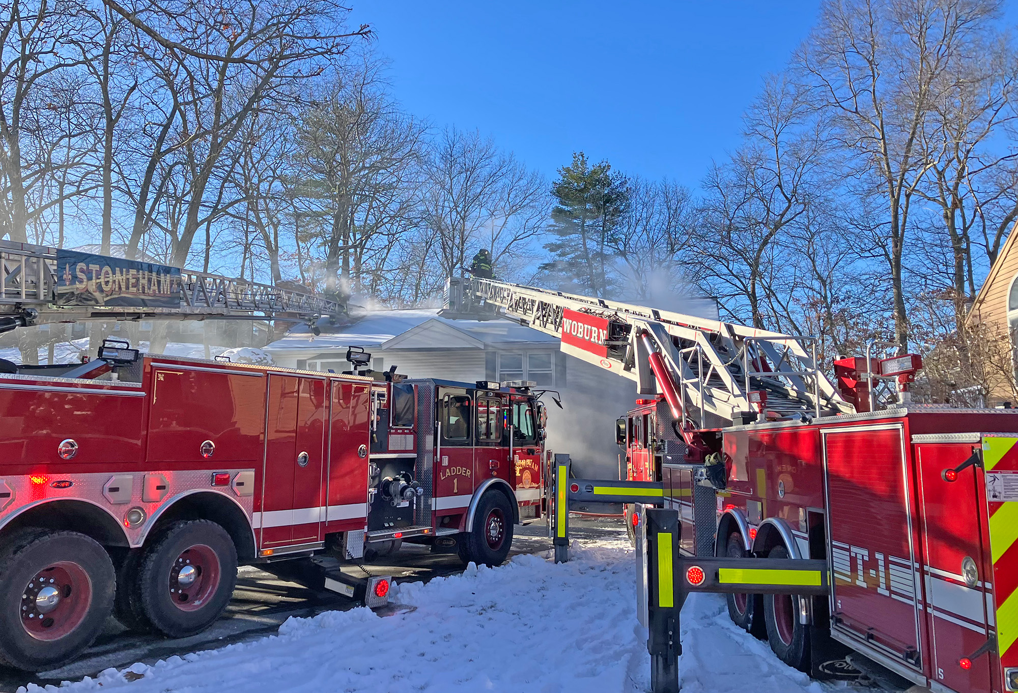 Stoneham Fire Department Extinguishes Two-alarm Fire